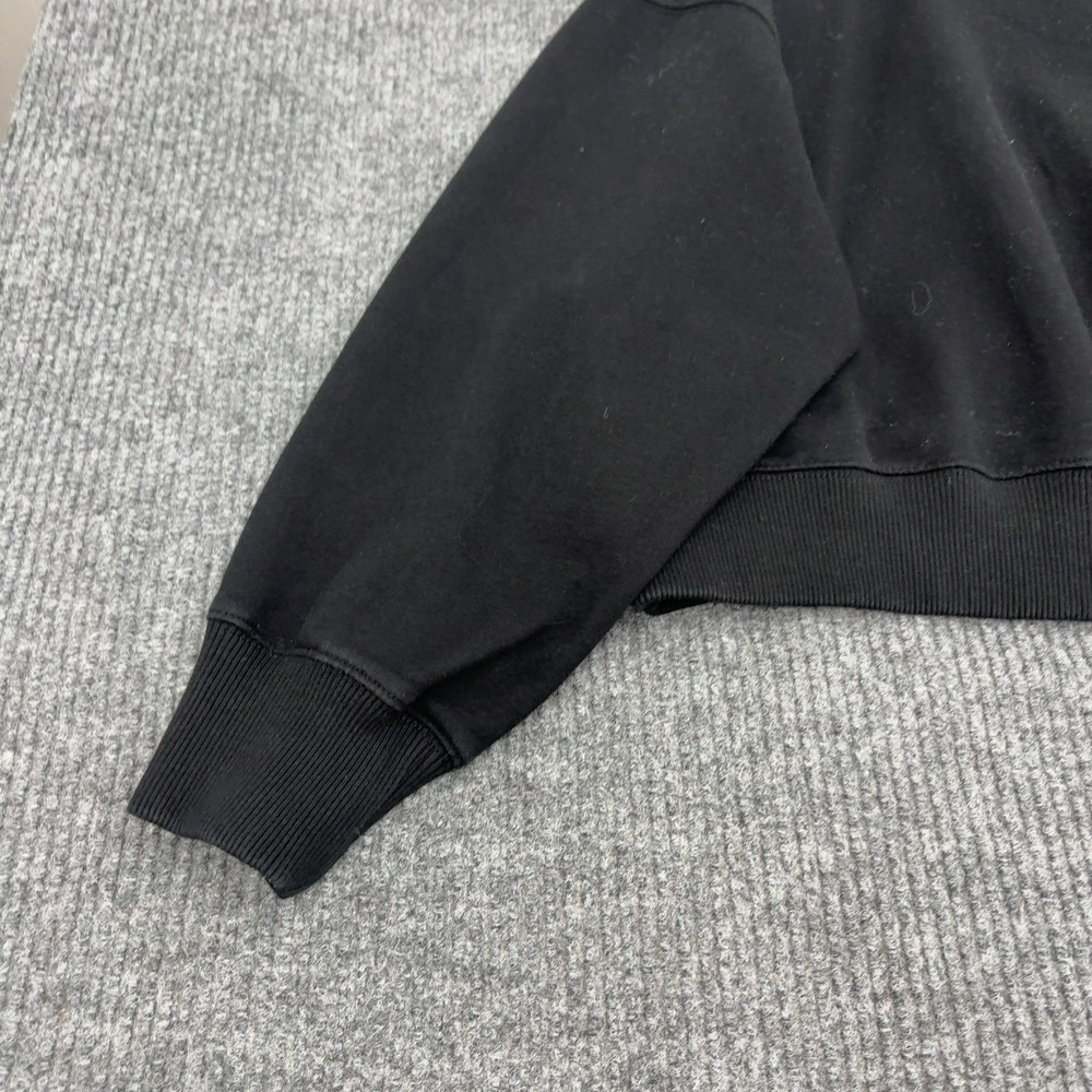 Bad Birdie Sweatshirt Womens M Black Cotton Embroidered Crewneck Streetwear - Picture 6 of 8